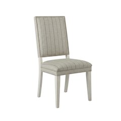 Sandbar-colored dining chair pair with distressed finish and stylish design