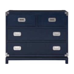 Coastal Campaign Chest In Marina Color