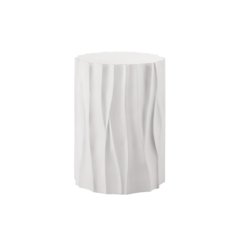 Geneva End Table In Abaco White Color