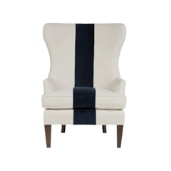 Surfside Wing Chair In Onyx Color