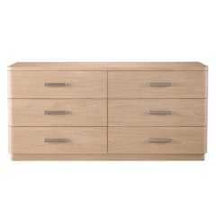 Nomad Six Drawer Dresser In Tech Oak Color