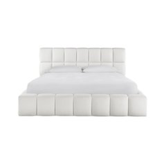 Colina Bed Complete Queen 50 In Brushed Nickel  Color