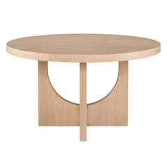 Callon Round Dining Table In Tech Oak Color