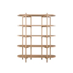 Etagere In Solid White Oak/Tech Oak Color
