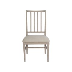 Splat Back Side Chair Pair In Rolling Fog Color