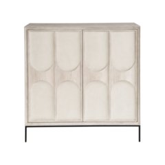 Bar Cabinet In Rolling Fog/Flat Linen Door Fronts Color