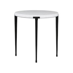 End Table In Soft Matte Black Color
