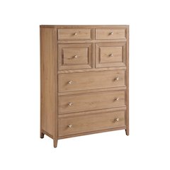 Beige Chest of Drawers with Doors and Drawers for Bedroom Furniture
