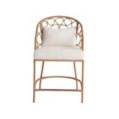 Pebble Counter Chair In Natural   Color