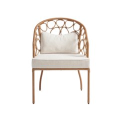 Pebble Dining Chair In Natural Color