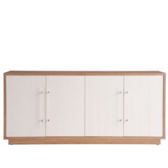 Camden Credenza In White Sand/Sand Dune Color