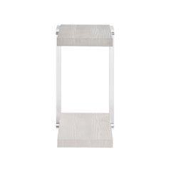 St Kitts Accent Table In White Sand Color