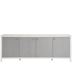 Captiva Credenza In White Sand/Blue Seagrass Color