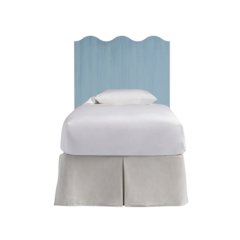 Surf City Bed Headboard Twin In Sky Blue Color