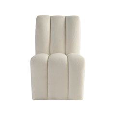 Kylo Side Chair In Aged Satin Pewter Color