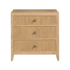 Carmen Three Drawer Nightstand in Skylark Color