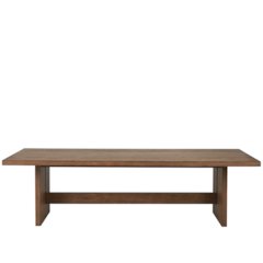 Eden Dining Table In Medium Brown Oak Color