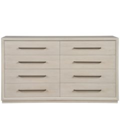 Astrid Drawer Dresser In Whie Oak Color