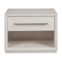 Astrid Drawer Nightstand In White Oak Color