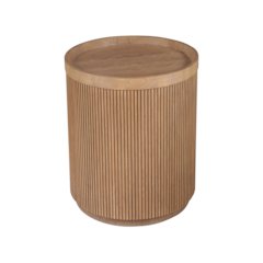 Lumi Side Table In Natural Oak  Color