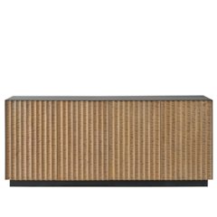 Noir Credenza In Rubbed Iron Color