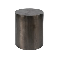 Asher Round End Table In Graphite Color