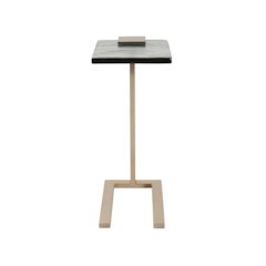 Axis Martini Table In Champagne Gold Color