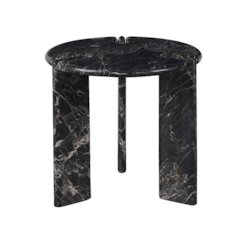 Magnus End Table In Golden Portoro Marble Color