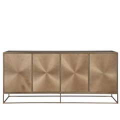 Fusion Credenza In Aged Brass Color