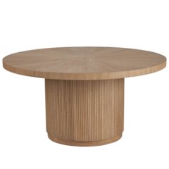Carmen Round Dining Table in Skylark Color