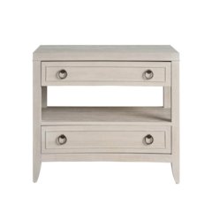 Avaline Nightstand in White Oak Color