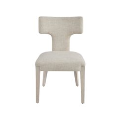 Raen Upholstered Side Chair (set of 2) in White Oak Color