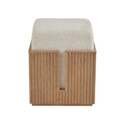 Carmen Bunching Stool in Skylark Color