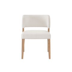 Prier Side Chair Pair In White Oak Color