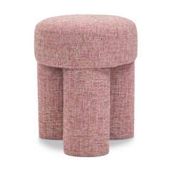 Larson Pink Polyester Fabric Ottoman/Stool