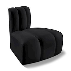 Arc Black Vegan Leather Reverse Corner