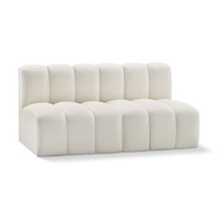 Arc Cream Vegan Leather Modular Sofa