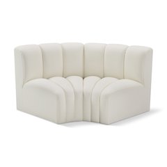 Arc Cream Vegan Leather Modular Sofa