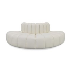 Arc Cream Vegan Leather Modular Sofa