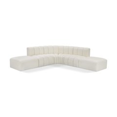 Arc Cream Vegan Leather Modular Sofa
