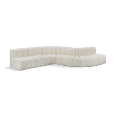 Arc Cream Vegan Leather Modular Sofa