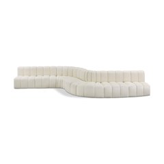 Arc Cream Vegan Leather Modular Sofa