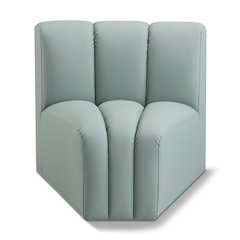 Arc Mint Green Vegan Leather Curved Corner