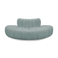 Arc Mint Green Vegan Leather Modular Sofa