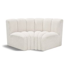Arc Cream Boucle Fabric Modular Sofa