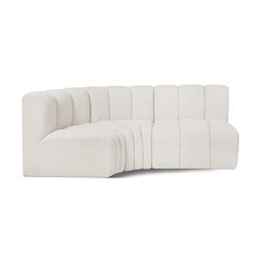 Arc Cream Boucle Fabric Modular Sofa