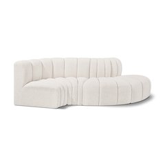 Arc Cream Boucle Fabric Modular Sofa