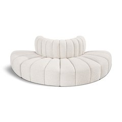 Arc Cream Boucle Fabric Modular Sofa