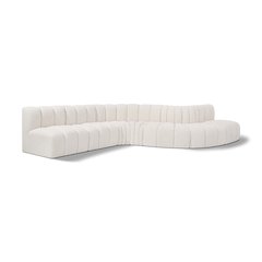 Arc Cream Boucle Fabric Modular Sofa