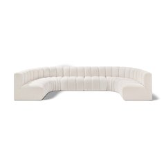 Arc Cream Boucle Fabric Modular Sofa